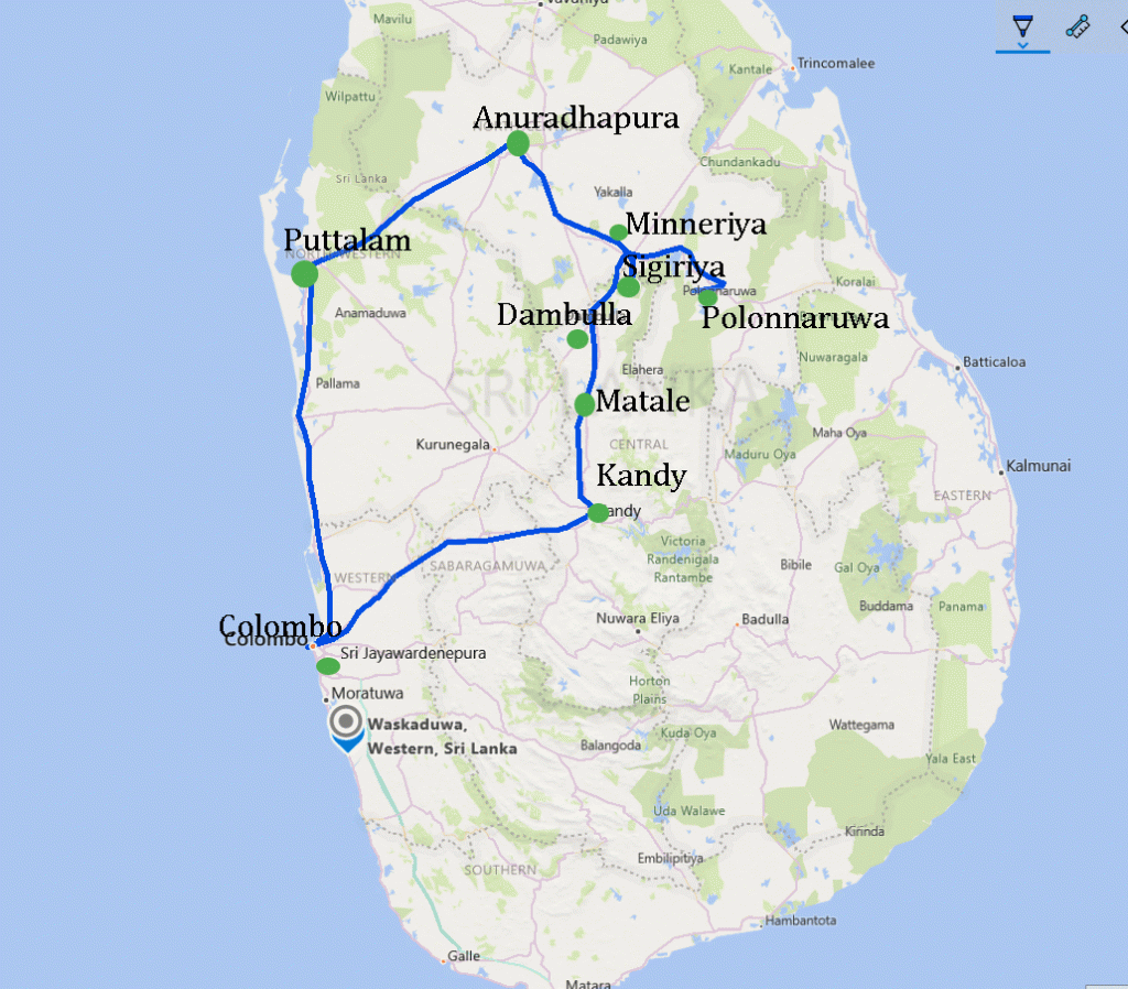 Places to visit in Sri Lanka in 3 days, 3 nights 4 days sri lanka package
