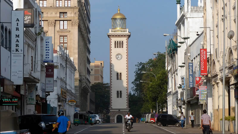 latarnia morska Kolombo, Wieża Zegarowa w Kolombo