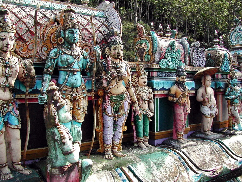 Visite du Ramayana au Sri Lanka, voyage au Sri Lanka depuis l'Inde, visite du Ramayan, temple eetha Amman