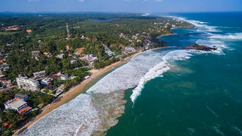 ميريسا سري لانكا ، شاطئ سريلانكا ، أماكن للزيارة بالقرب من كولومبو